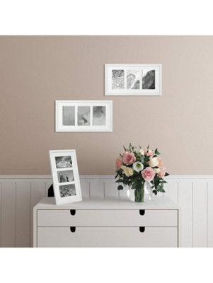 Triple Picture Frame, Photo Frame for Three 10 x 15 cm (4 x 6 Inch ...