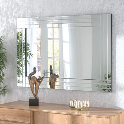 Triple Surround Wall Mirror 120x80cm