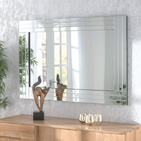 Triple Surround Wall Mirror 90x60cm