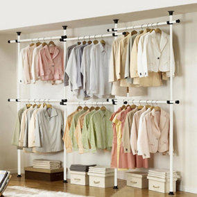 Wardrobe rails 2024 b&q