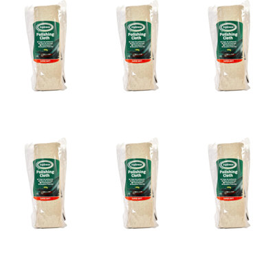 Triplewax 100% Super Soft Cotton Polishing Cloth 400g (Pack of 6)