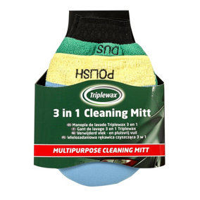 Triplewax 3-in-1 Cleaning Mitt x 12