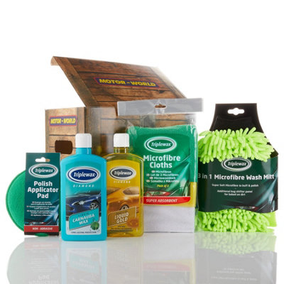 Triplewax Car Caravan Motorhome Diamond Wash & Wax Collection Kit Valeting