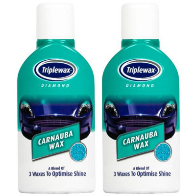 Triplewax Carnauba Wax Premium Formulation Protect & Polish Mirror Shine 1L x2