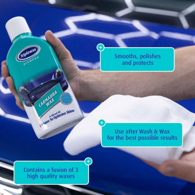 Triplewax Carnauba Wax Premium Formulation Protect & Polish Mirror Shine 1L x6 - 3