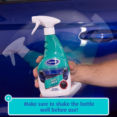 Triplewax Fast Wax Polish Car Exterior Paintwork Valeting Detailing 500ml x2 - 3