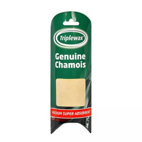 Triplewax Geniune Leather Chamois Tube For Valeting Cleaning Polishing Detailing