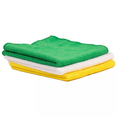 Triplewax Microfibre Cloth Triple Pack Polishing Super Absorbent Cleaning x3