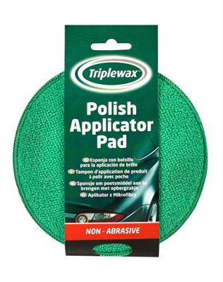 Triplewax Polish Applicator Pad For Car Valeting Cleaning Polishing Non Abrasive