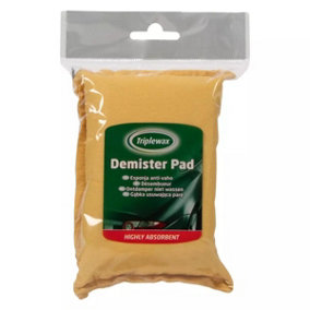 Triplewax Synthetic Demister Pad Valeting Cleaning Polishing Highly Absorbent x2