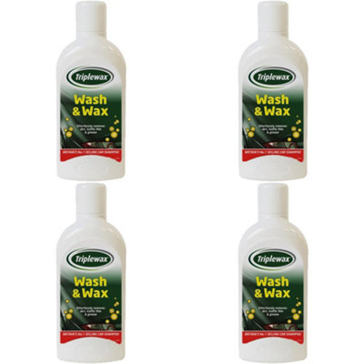 Triplewax TCS011/TCS112 Car Cleaner Washing Extra Shine 1L x4 Valeting 4 Litres