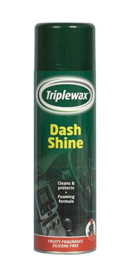 Triplewax TDH500 Dash Shine Interior Plastic Trim - 500ml x 6