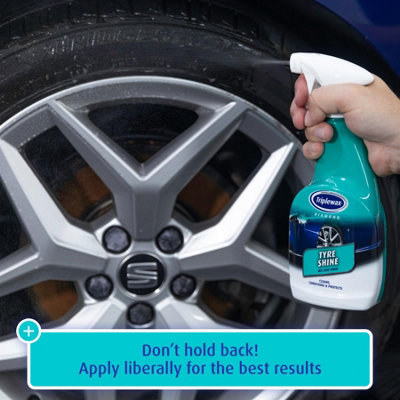 Triplewax Tyre Shine Dressing New Look Finish Clean & Protect Spray 500ml x3 - 5