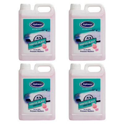 Triplewax Vortex Blast Snow Foam Thick Car Shampoo Vehicle Cleaner 5L x4