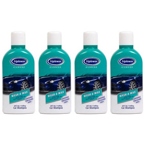 Triplewax Wash & Wax Shampoo Streak Free Car Caravan Motorhome 1L x4