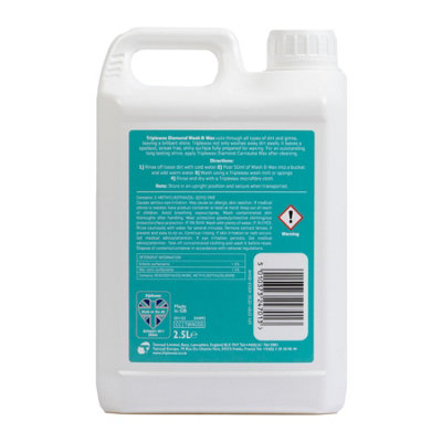 Triplewax Wash & Wax Shampoo Streak Free Car Caravan Motorhome 2.5L x4 - 4