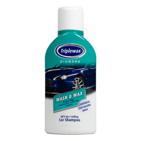 Triplewax Wash & Wax Shampoo Streak Free Car Caravan Motorhome 500ml x2