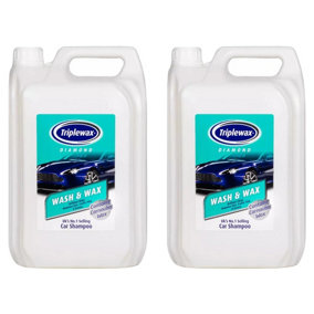 Triplewax Wash & Wax Shampoo Streak Free Car Caravan Motorhome 5L x2