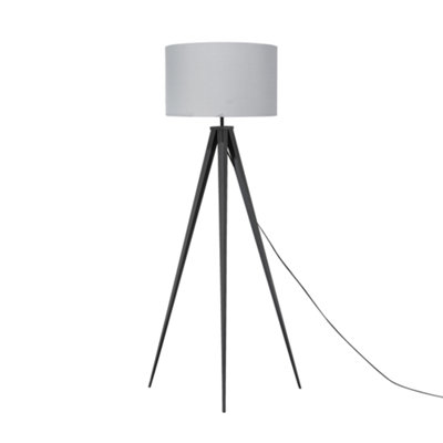 Tripod Floor Lamp Grey STILETTO - 4