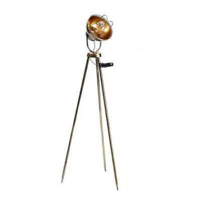 Tripod Solar Garden Light Lantern Decor Industrial Outdoor Patio Lighting Lamp