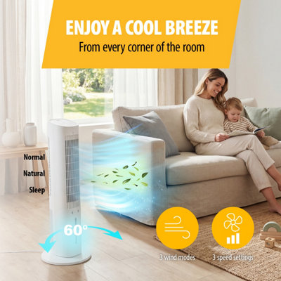 Coluna de Ar TRISTAR VE-5865 (3 velocidades - 40 W - Diâmetro 32 cm