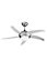 Tristar VE-5815 Silver Ceiling Fan With Remote Control 112cm