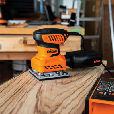 Levigatrice Orbitale Triton 200W - Palma Per Levigatura Fine Con Aspirazione Polvere - Foto 13