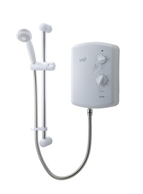 Triton AMBER 3 8.5KW White Chrome Electric Shower Sambada Forte Rapide ...