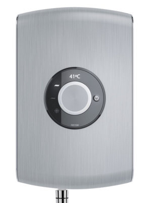 Triton Amore DuElec Brushed Steel 9.5kW Electric Shower LCD Display ...
