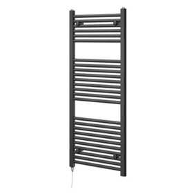 Triton Anthracite Electric Heated Towel Rail - 1200x500mm