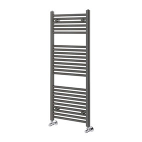 Triton Anthracite Heated Towel Rail - 1200x400mm