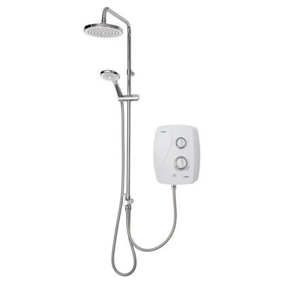 Triton AS2000SR DuElec Silent Running Thermostatic Power Shower + Dual Head