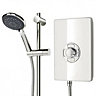 Triton Aspirante 9.5KW Gloss White Electric Shower - Includes Head + Riser