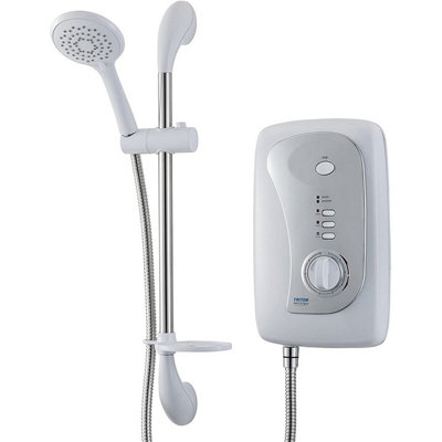 Triton Martinique 9.5Kw Satin Chrome Electric Shower - RP Topaz T100 Bezique + Price Comparisons | Compare The Build
