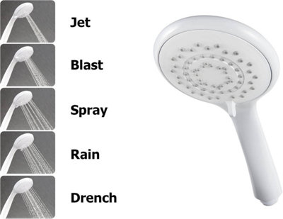 Triton Martinique 9.5Kw Satin Chrome Electric Shower - RP Topaz T100 Bezique +