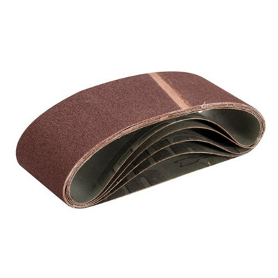 Triton Sanding Belt 76 x 533mm 5pk 60 Grit DIY at B&Q