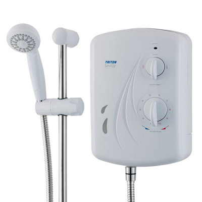 Triton Seville 7.5kW Universal Electric Shower RP Enrich Madrid Rapide Caselona
