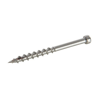 Triton Stainless Steel Pocket-Hole Screws Pan Head Coarse - SS Deck 8 x 2" 500pk