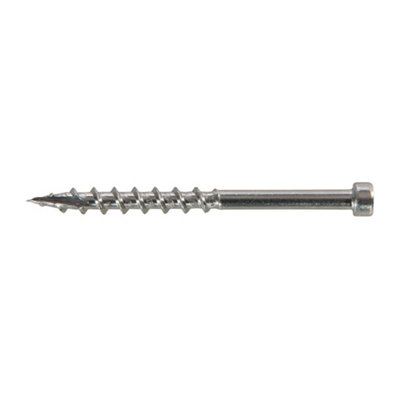 Triton Stainless Steel Pocket-Hole Screws Pan Head Coarse - SS Deck 8 x 2" 500pk