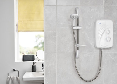 Triton T80si Pumped Tank Fed White Electric Shower Replacement 8.5kW ...