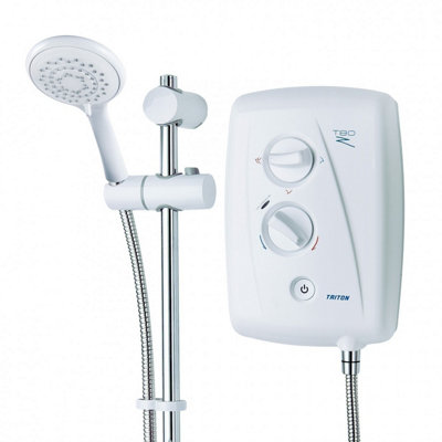 Triton T80Z Fast Fit 9.5kw Electric Shower White Left & Right Entry T80XR T80SI Price Comparisons | Compare The Build
