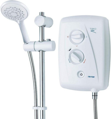 Triton T80Z Fast Fit 9.5kw Electric Shower White Left & Right Entry T80XR T80SI