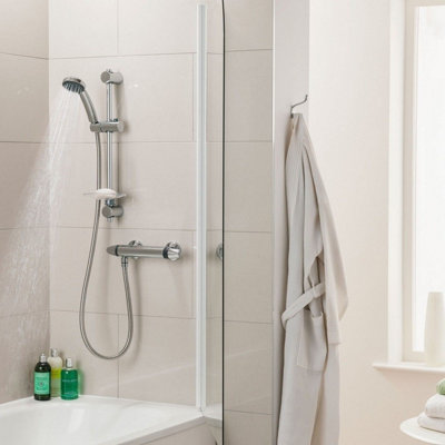 Triton UNEXTHBM Club Handle Unichrome EXE Bar Mixer Shower + Fast Fit Kit - 6