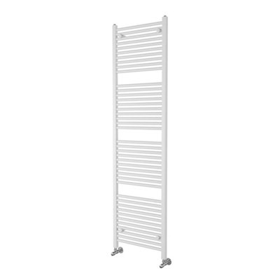 Triton White Heated Towel Rail - 18000x500mm