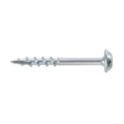Triton Zinc Pocket-Hole Screws Washer Head Coarse - P/HC 8 x 1-1/2" 100pk - 3