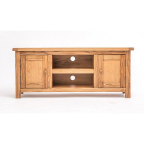 Trivento Light Wood 2 Door TV Cabinet Wood Knob