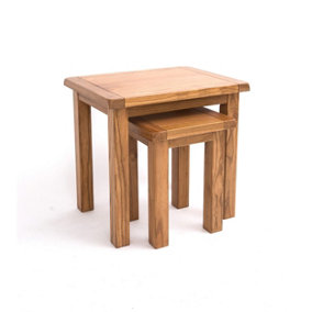 Trivento Light wood Set of 2 Nest of Tables