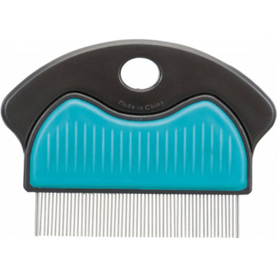Trixie Dog Flea Comb Black/Blue (One Size) Price Comparisons | Compare The Build
