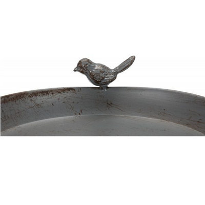 Trixie Metal Wild Bird Water Bath Bowl 22cm