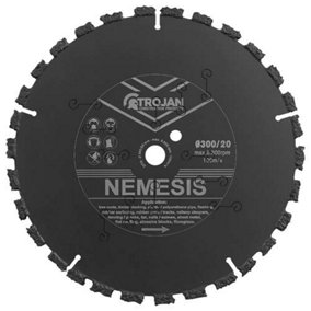 Trojan Platinum Nemesis 300mm Blade 300mm/12" x 20